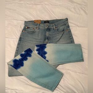 NWT Polo Ralph Lauren Tompkins skinny high rise ankle jeans. Rope died. Size 30R